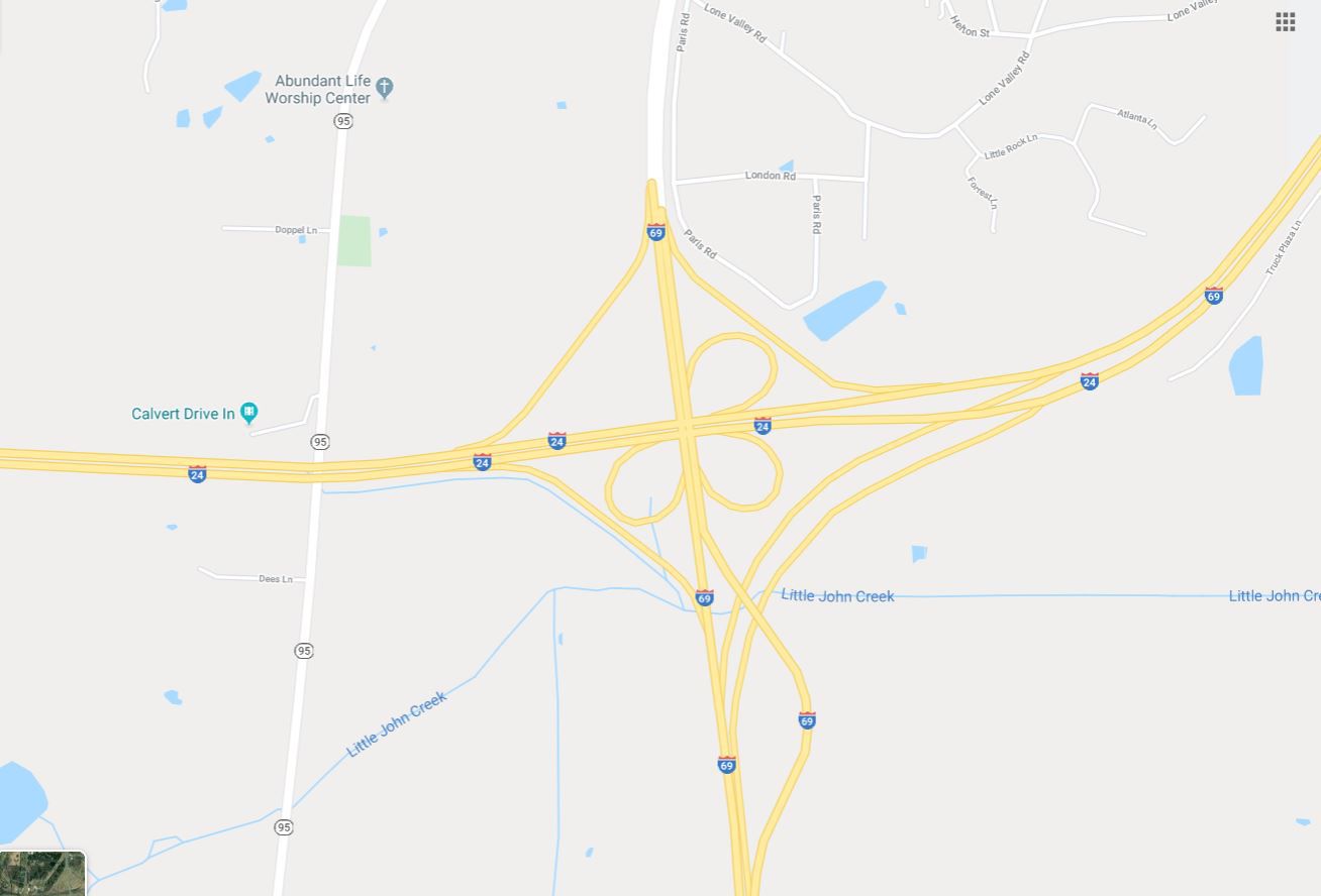 interchange map